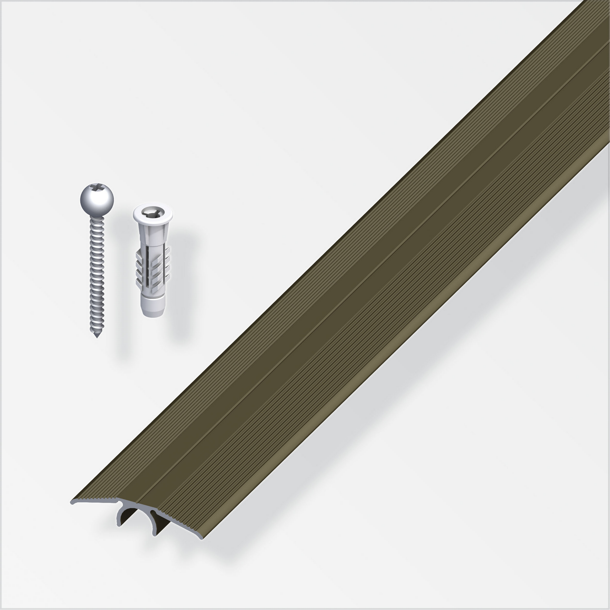 Übergangsprofil 'clipstech®-vario' Aluminium bronzefarben 900 x 33 mm + product picture