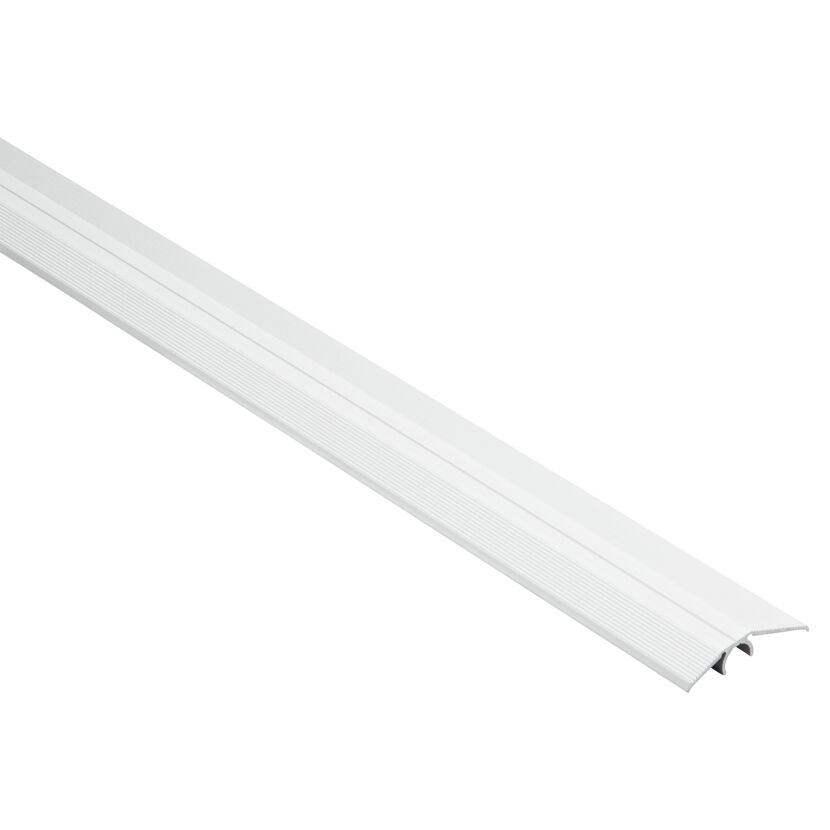 Weißes Ausgleichsprofil Vario aus Aluminium