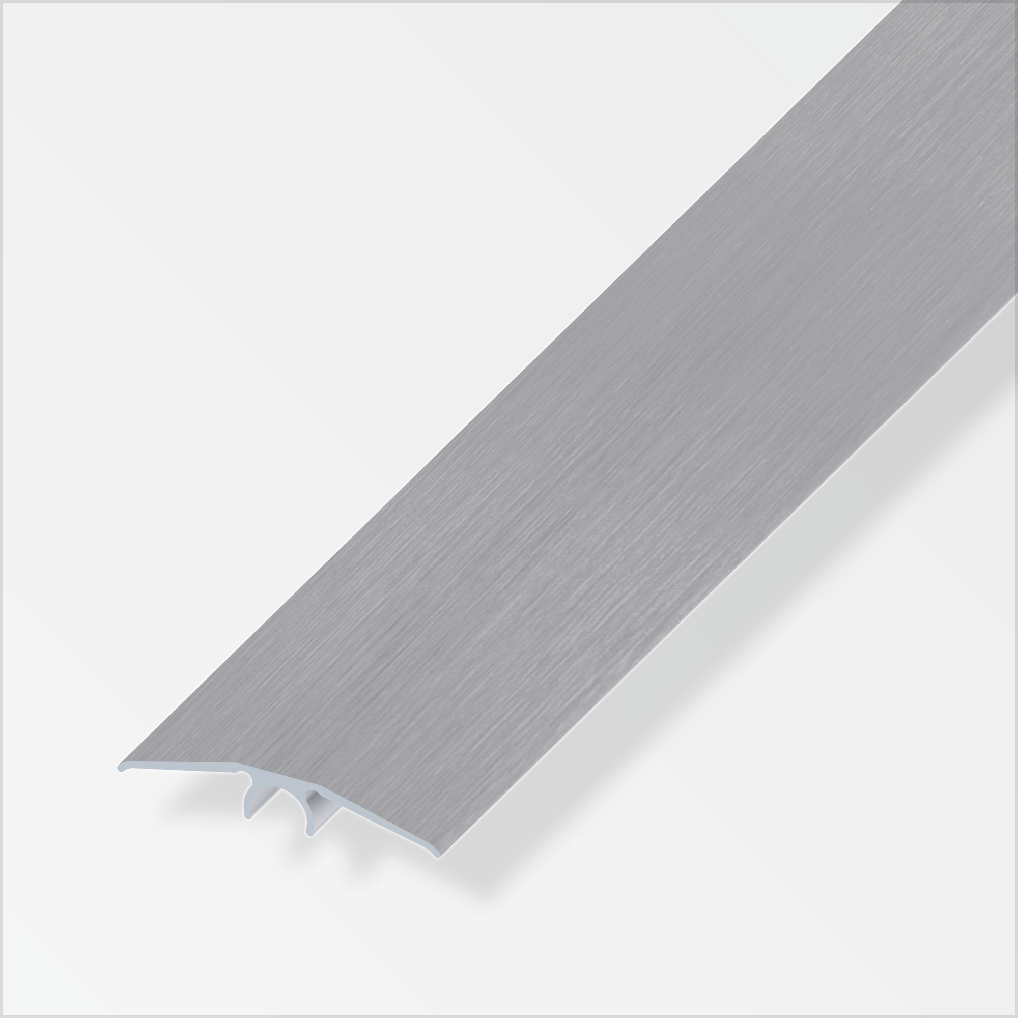 Übergangsprofil 'clipstech®' Aluminium grau 2000 x 46 mm + product picture