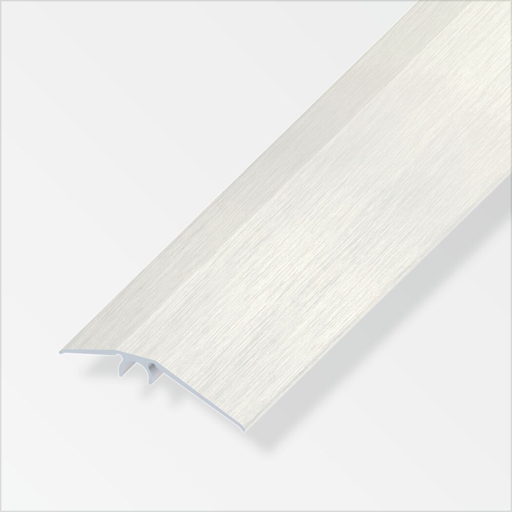 Weiße Alu-Übergangsschiene