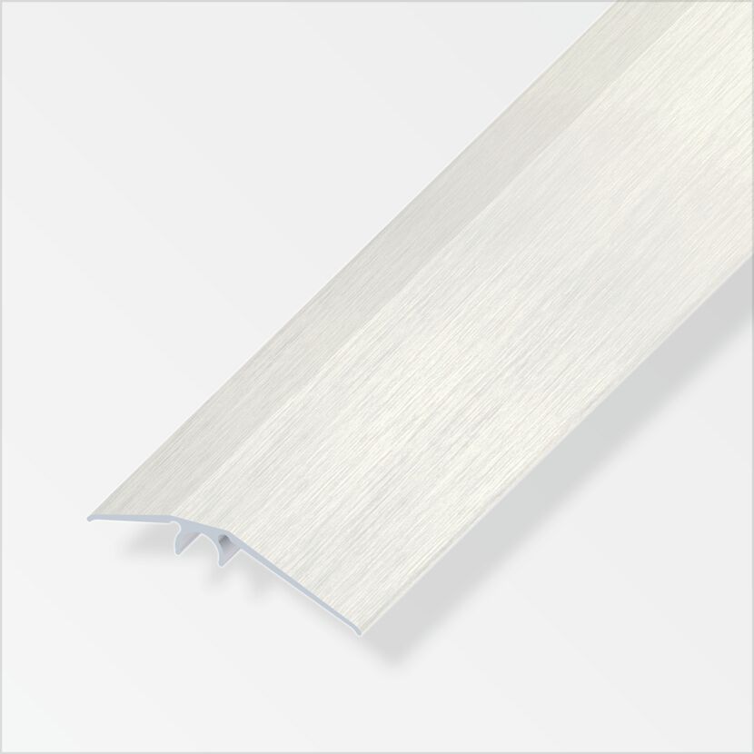 Weiße Alu-Übergangsschiene