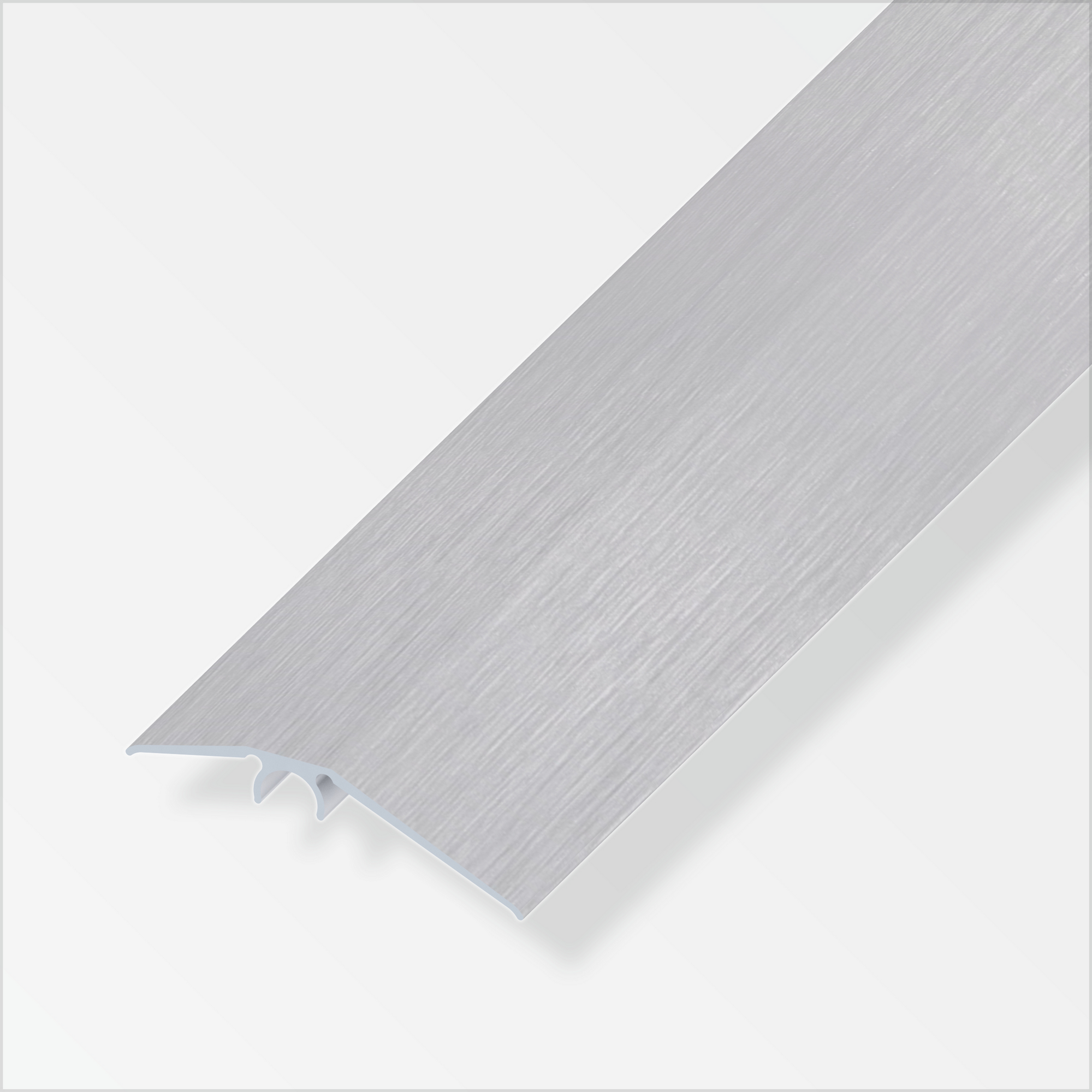 Ausgleichsprofil 'clipstech®' Aluminium grau 1000 x 56 mm + product picture
