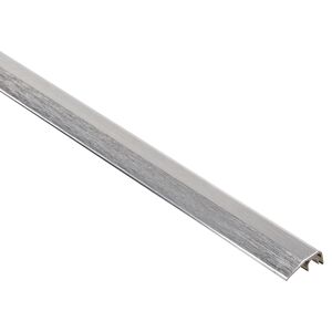 Abschlussprofil 'clipstech®' Aluminium silber 1000 x 12,5 mm