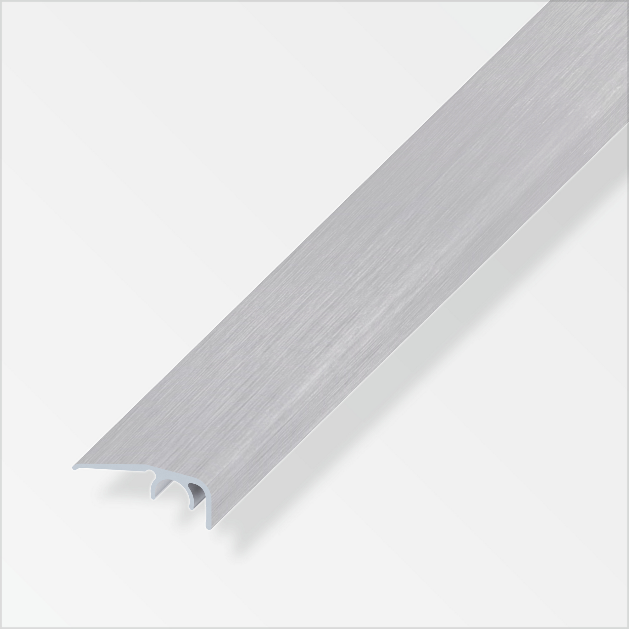 Abschlussprofil 'clipstech®' Aluminium grau 1000 x 12,5 mm + product picture