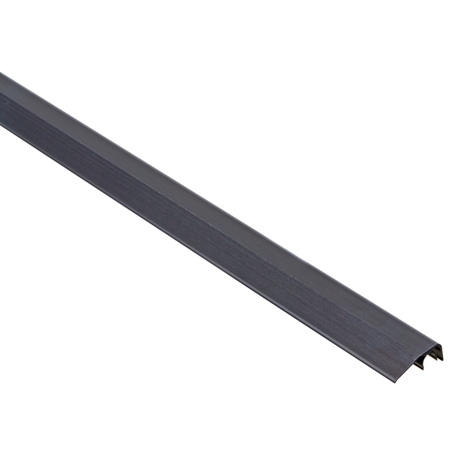 Bild von Abschlussprofil 'clipstech®' Aluminium schwarz 1000 x 12,5 mm