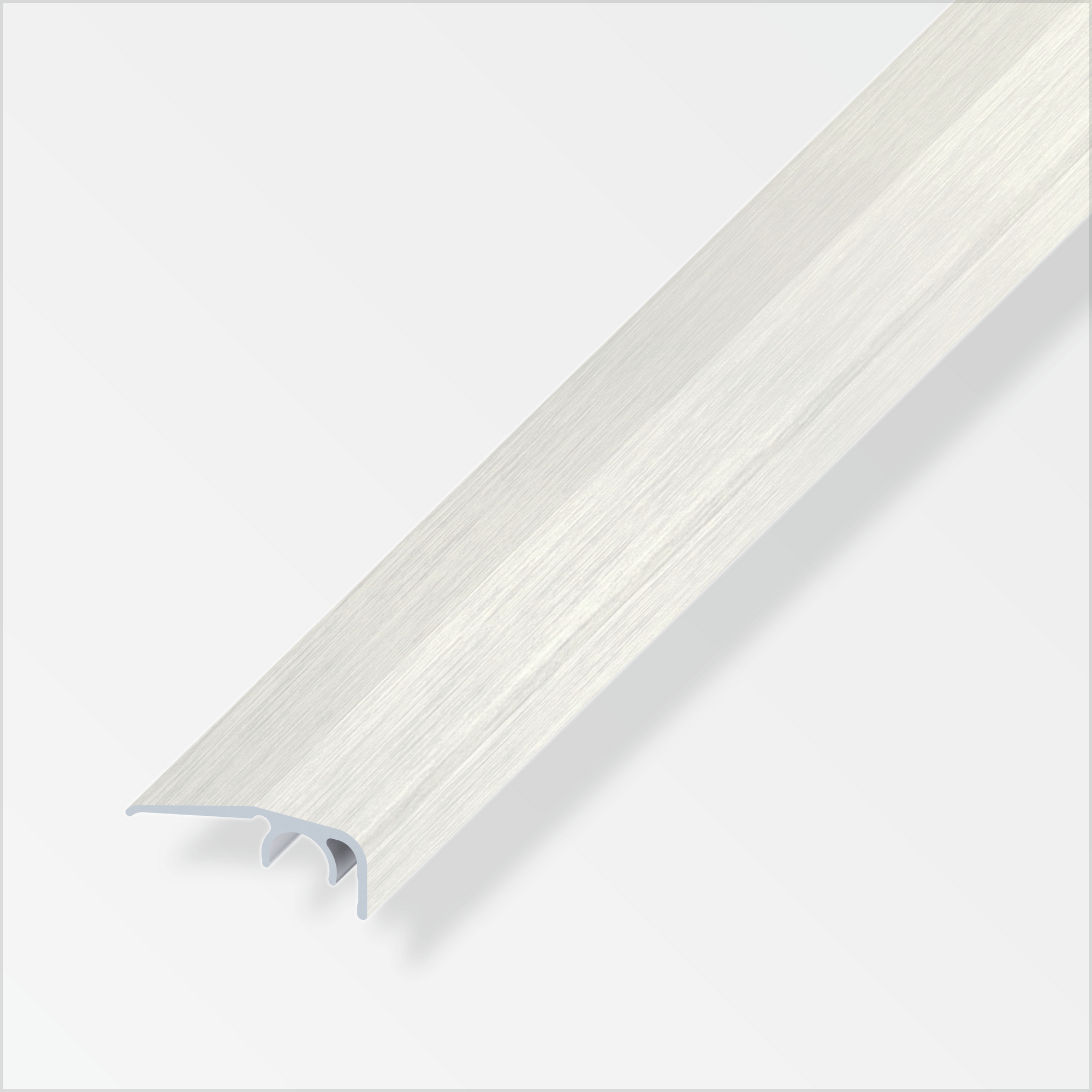 Abschlussprofil 'clipstech®' Aluminium silber 1000 x 12,5 mm + product picture