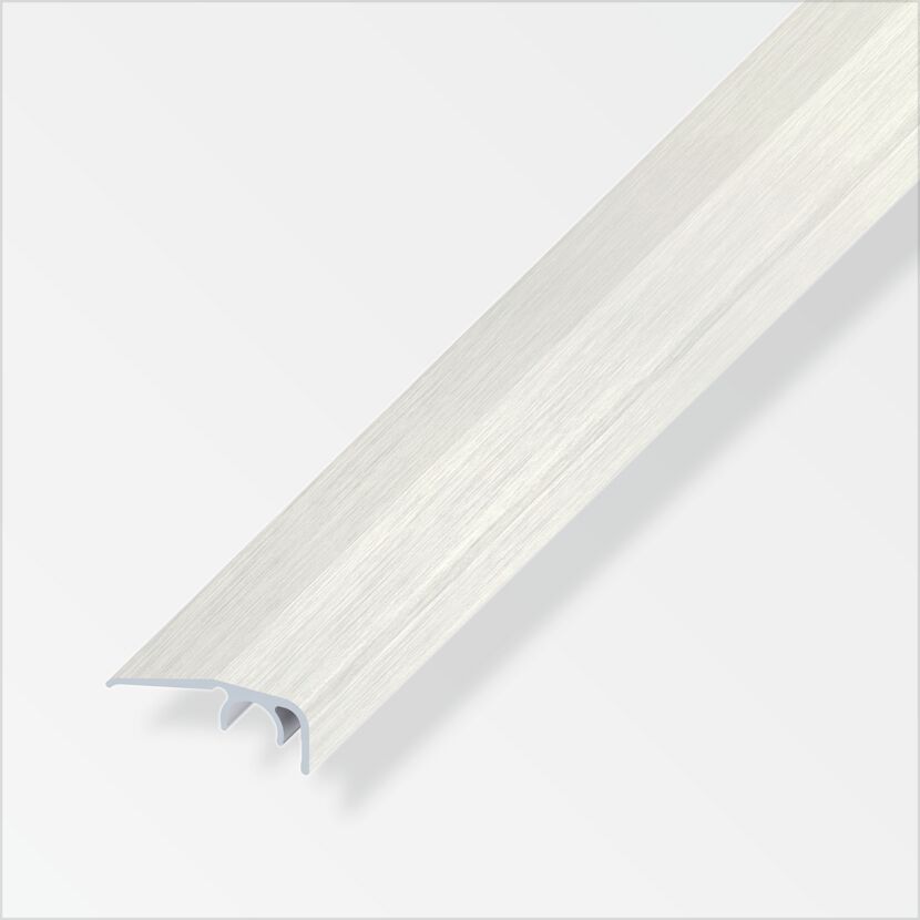 Weißer Übergangsprofil aus Aluminium