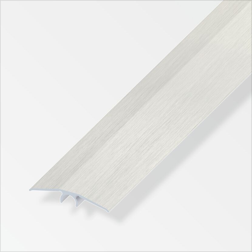 Übergangsprofil Alu edelstahl-optik 1 m