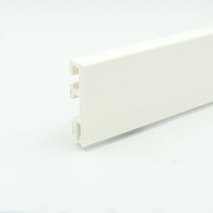 Hartschaumleiste 'Cubica 60 sk' weiß 250 x 6 x 1,4 cm