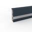 Deckprofil 'Cubica LS 80' Light Down anthrazit 250 x 8 x 2 cm