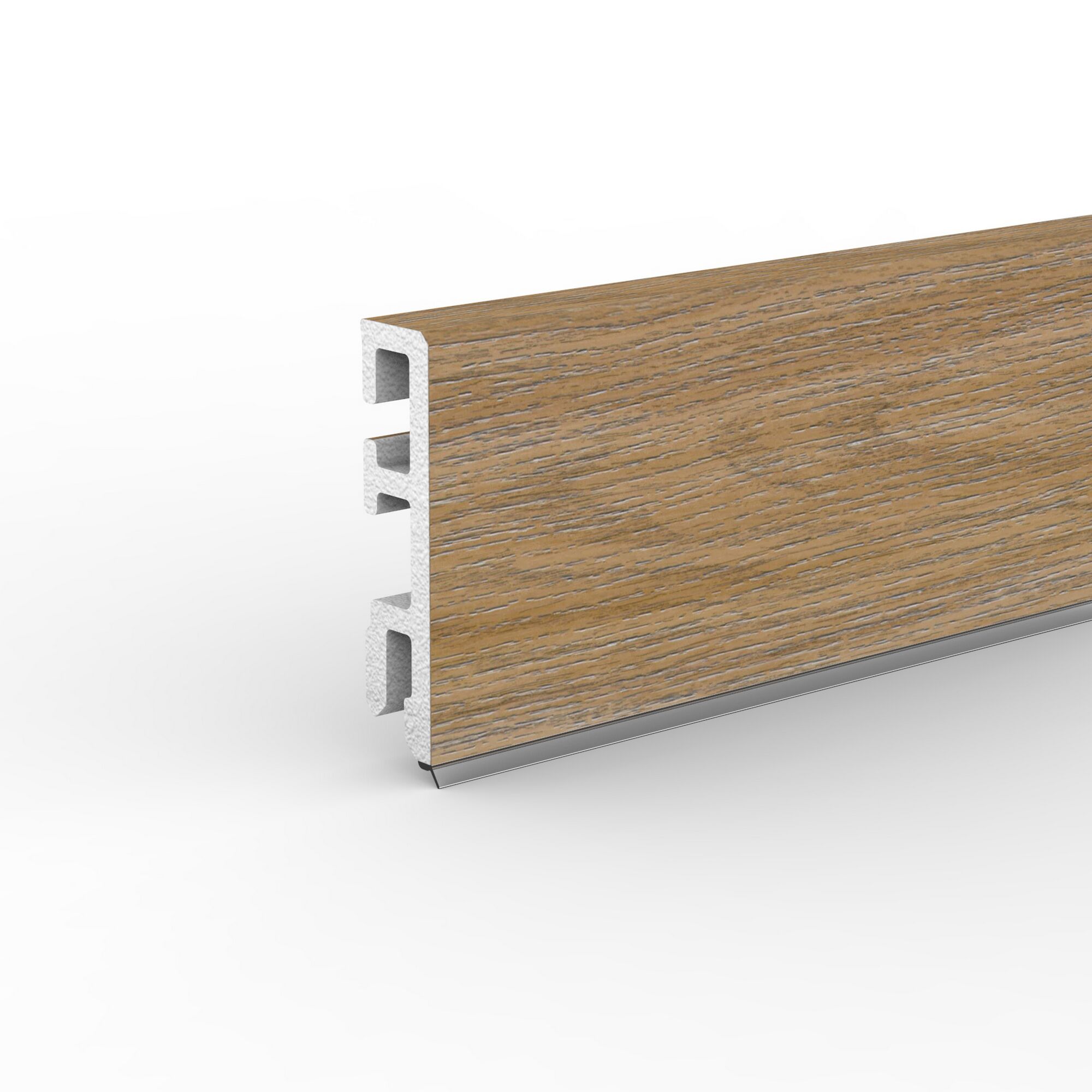 Holzfußleiste Cubica 60 sk Eiche Padua