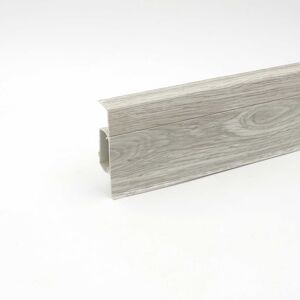 Kabelkanalleiste 'Cubica 60 sk' Driftwood-Oakgrey-Optik 250 x 6 x 2,1 cm