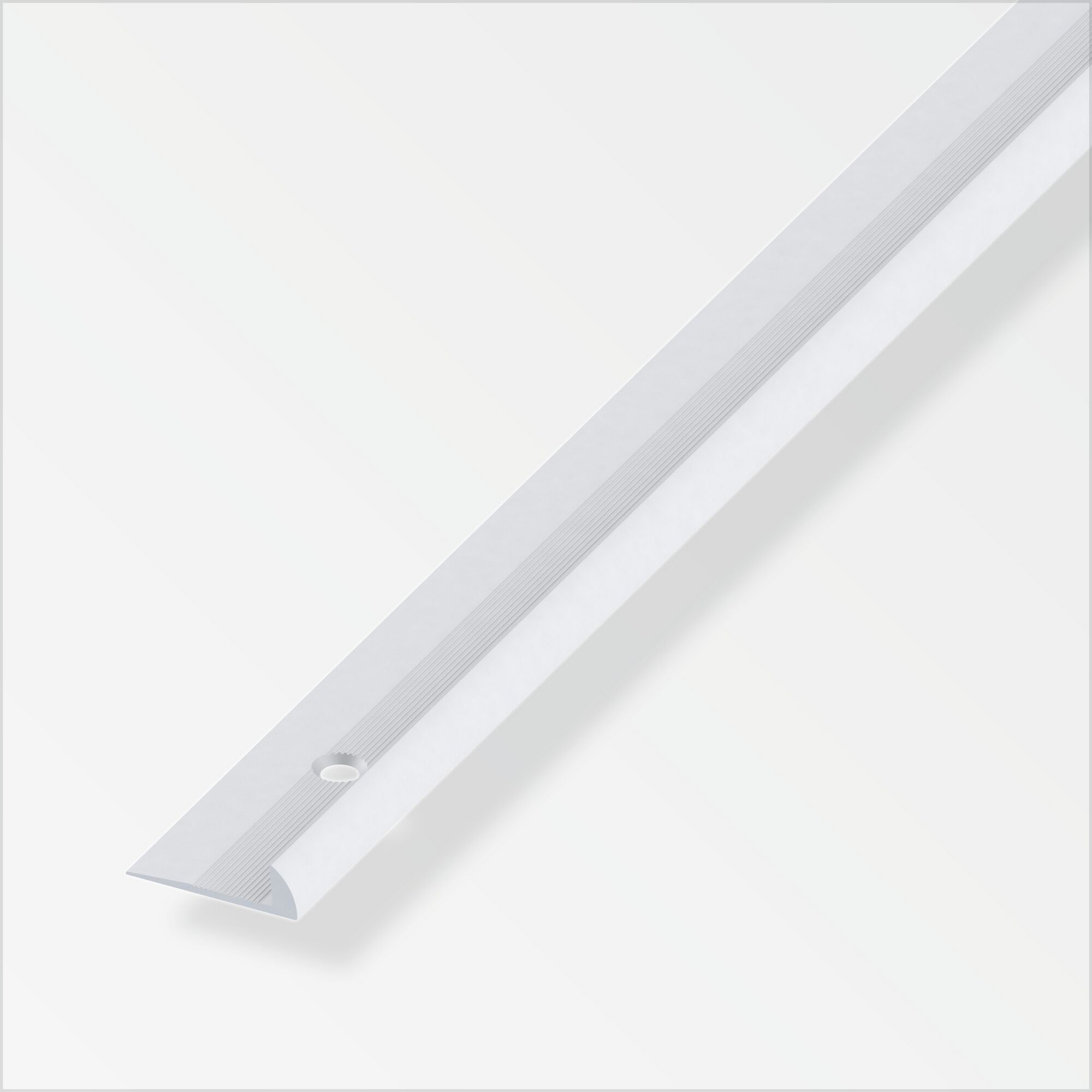 Silberfarbener Vinyl-Rundabschluss