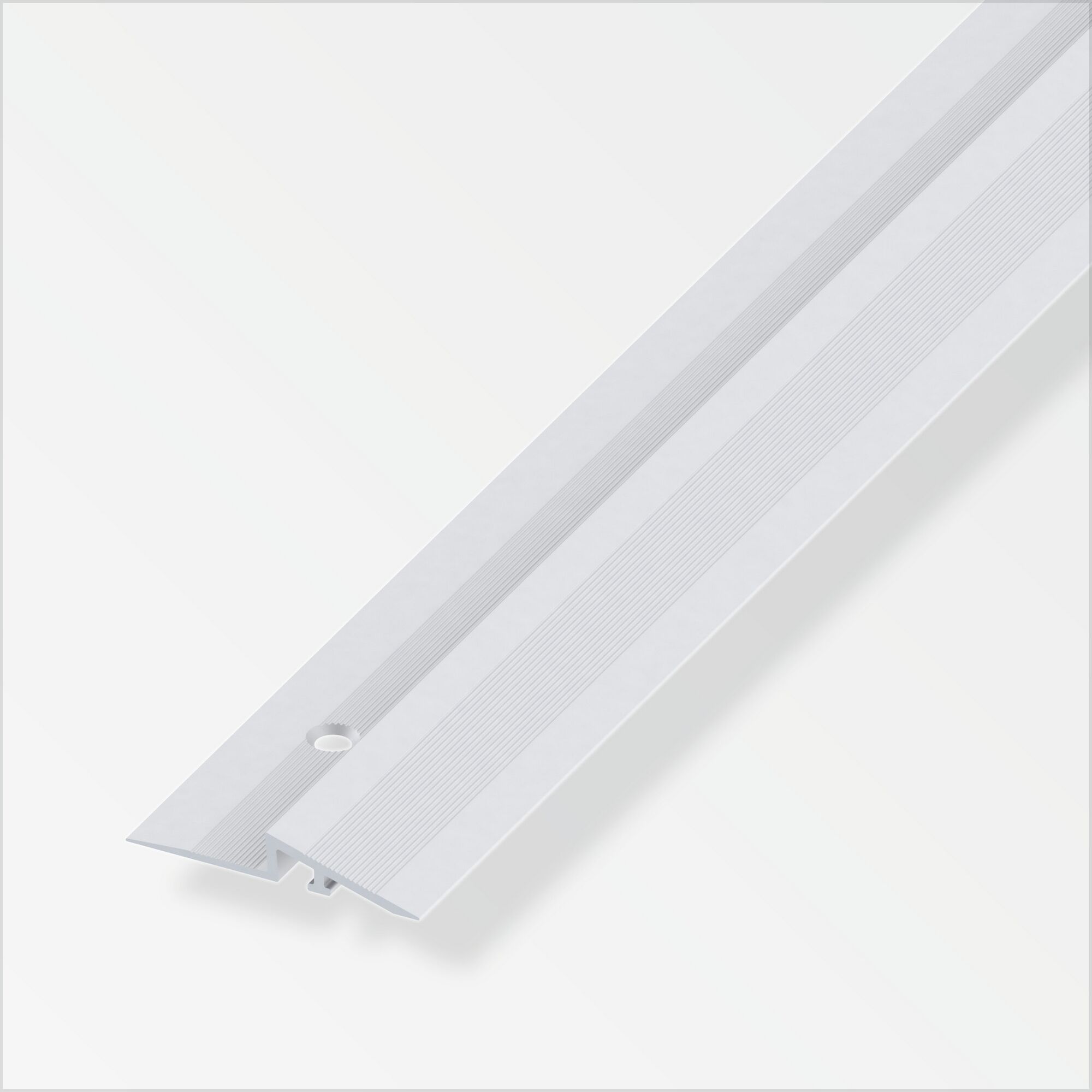 Silberne Vinyl-Rampe