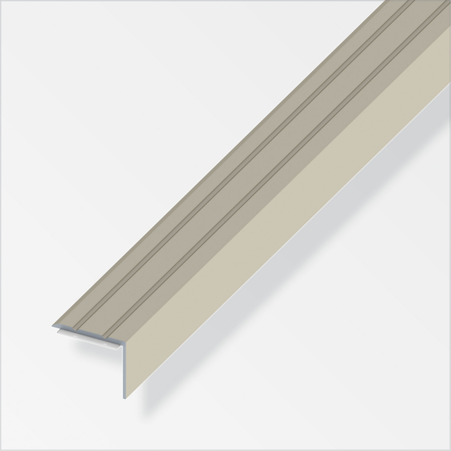 Bild von Übergangsprofil 'Dekor' silberfarben 25 x 18 x 1000 mm