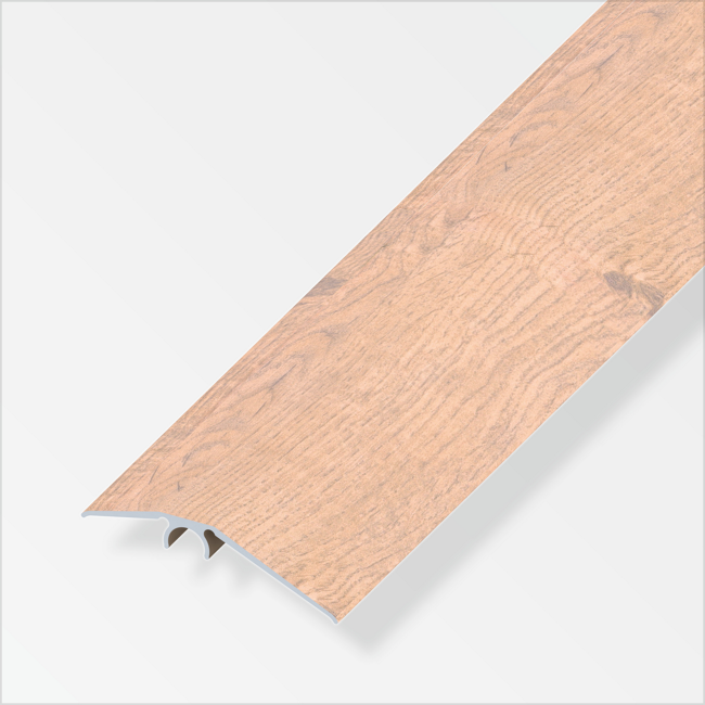 Bild von Übergangsprofil 'Dekor' eichefarben beige, 1000 x 56 mm