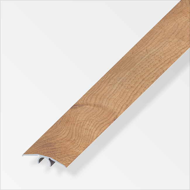 Bild von Übergangsprofil 'Dekor' eichefarben 1000 x 33 mm