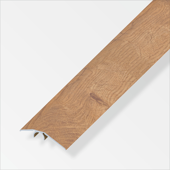 Bild von Übergangsprofil 'Dekor' eichefarben 1000 x 40 mm