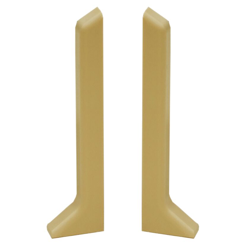 Zwei ahornfarbene Endkappen Classic 60