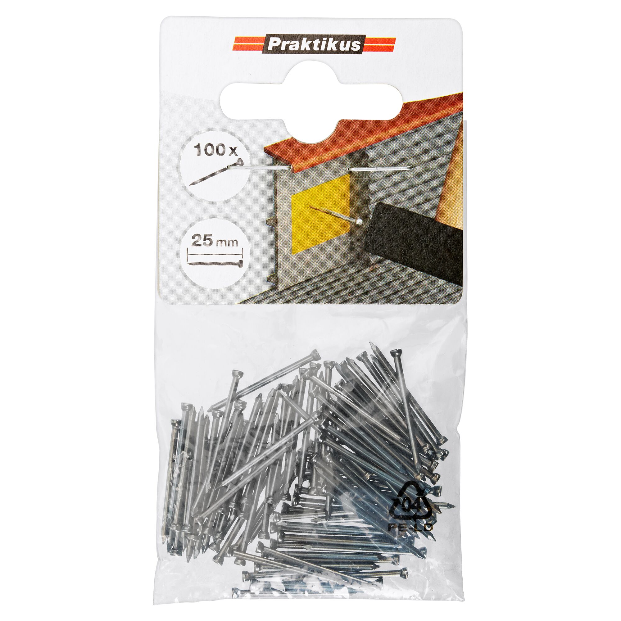 Stahlstifte 25 mm 100 Stück