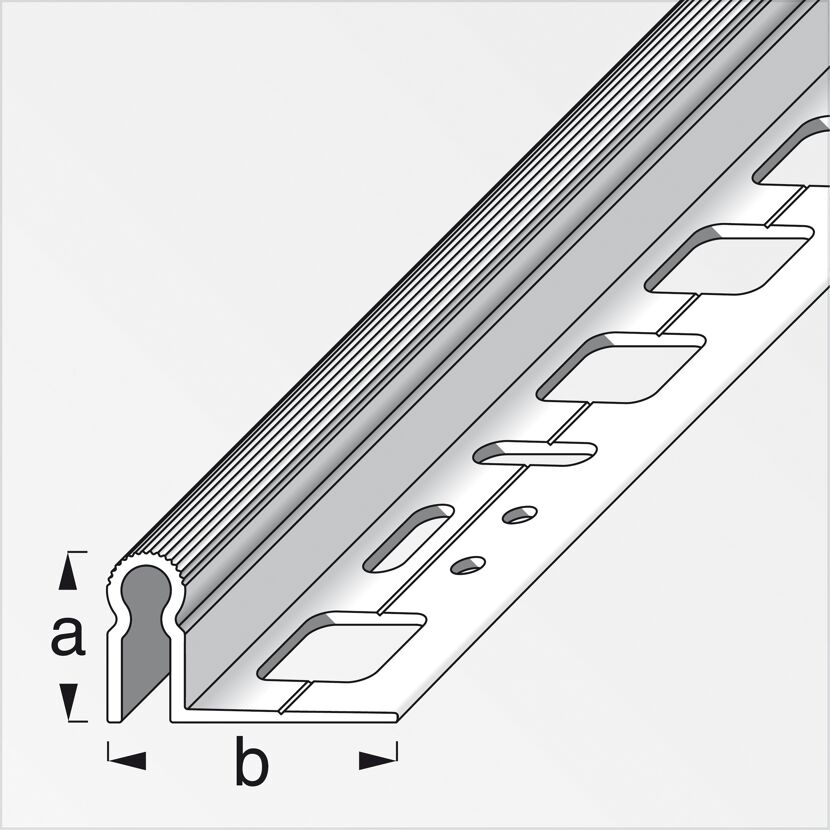 Alu Trägerprofil Plus 9,5 x 2000 mm
