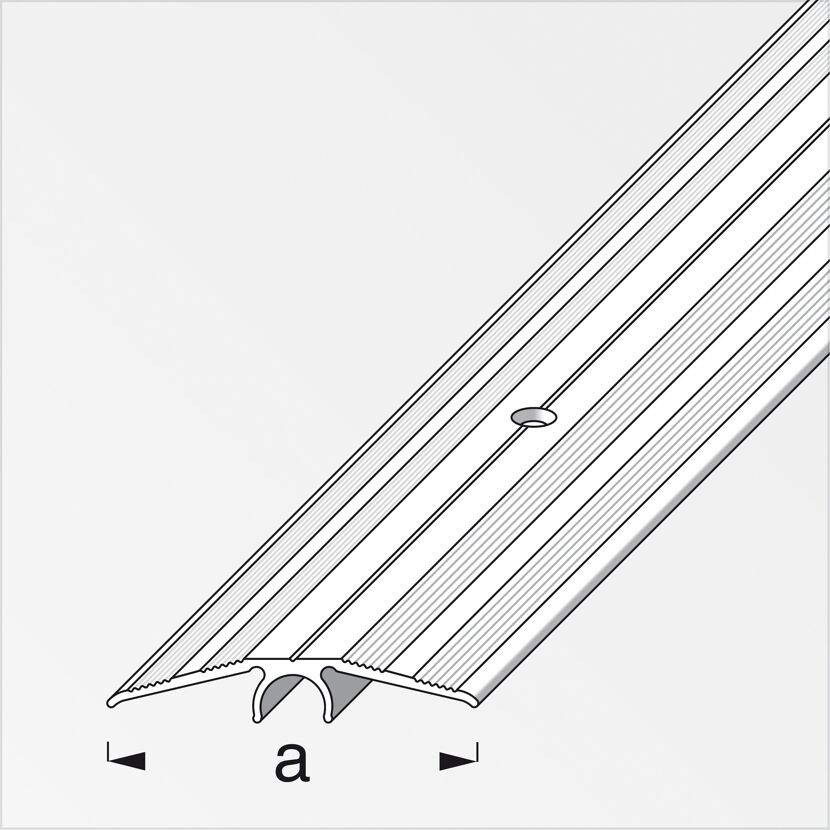 Übergangsprofil Alu Silber Plus