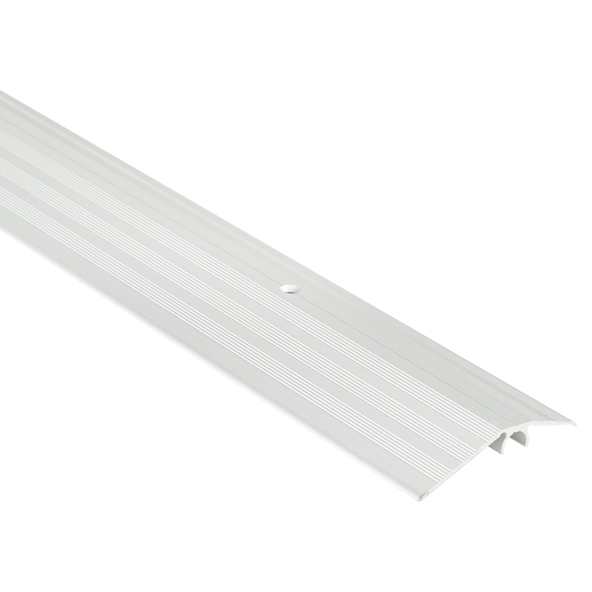 Silbernes Alu-Ausgleichsprofil