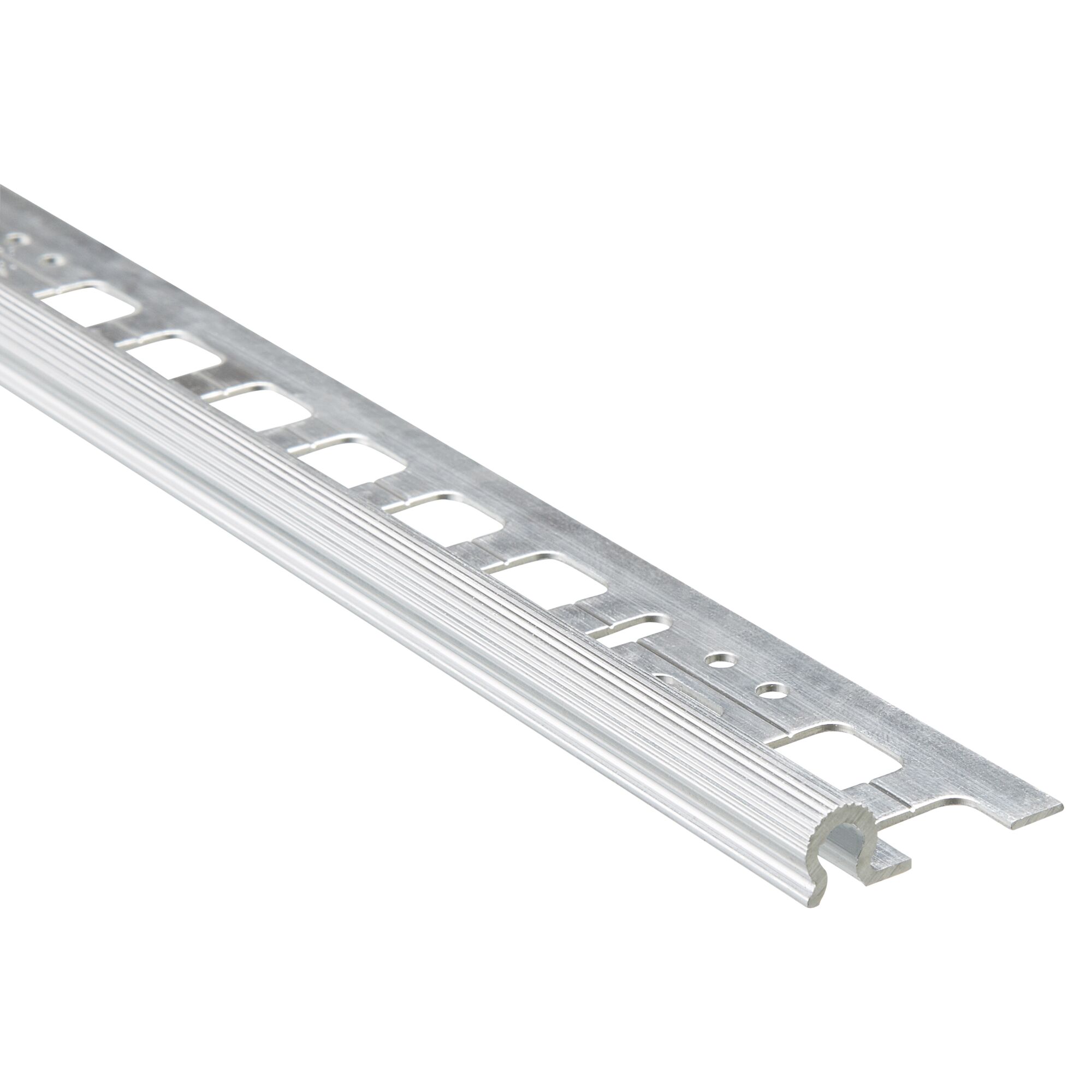 Silbernes Alu-Trägerprofil