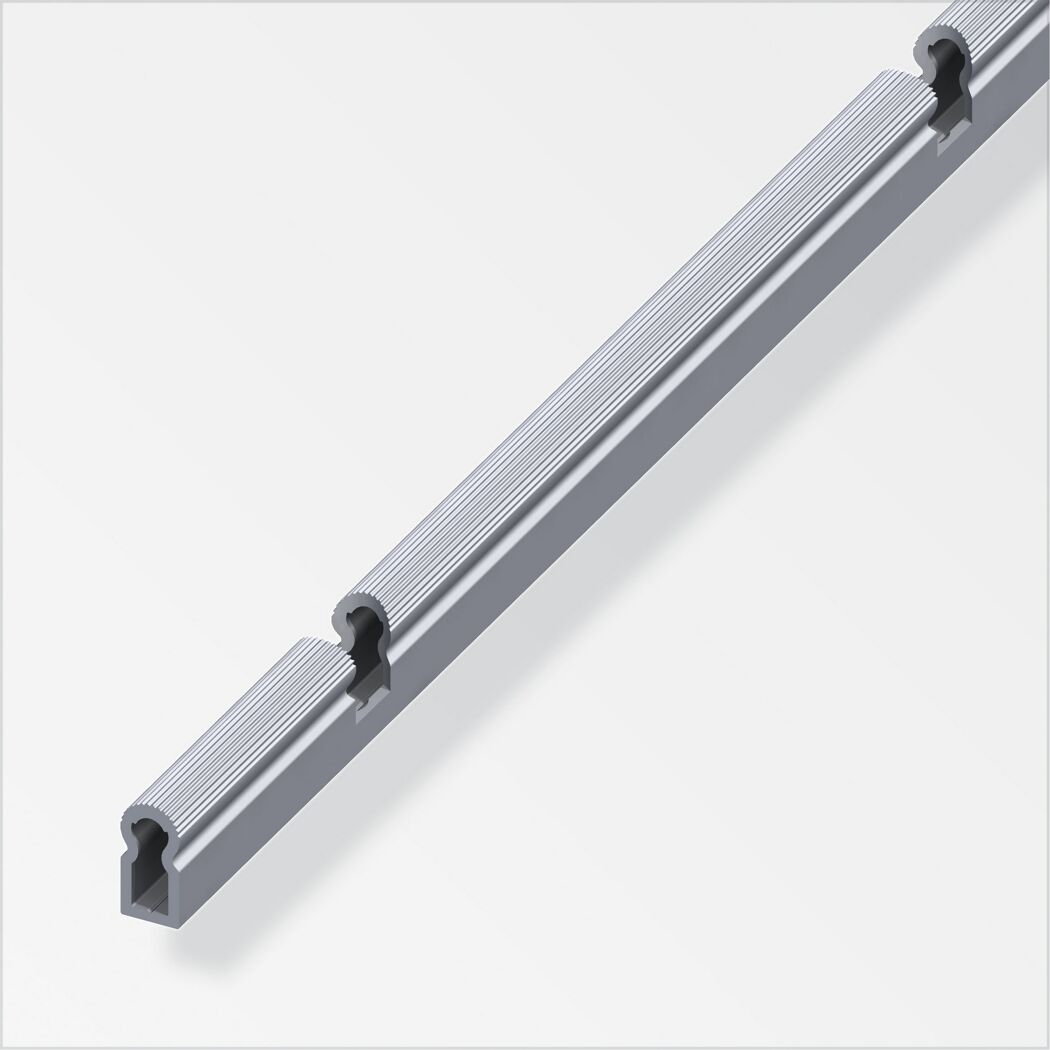 Silbernes Trägerprofil Alu Plus 9,5x1000mm