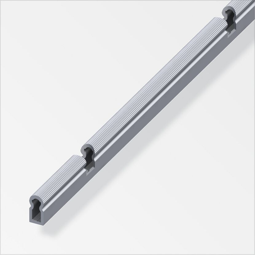 Silbernes Trägerprofil Alu Plus 9,5x1000mm