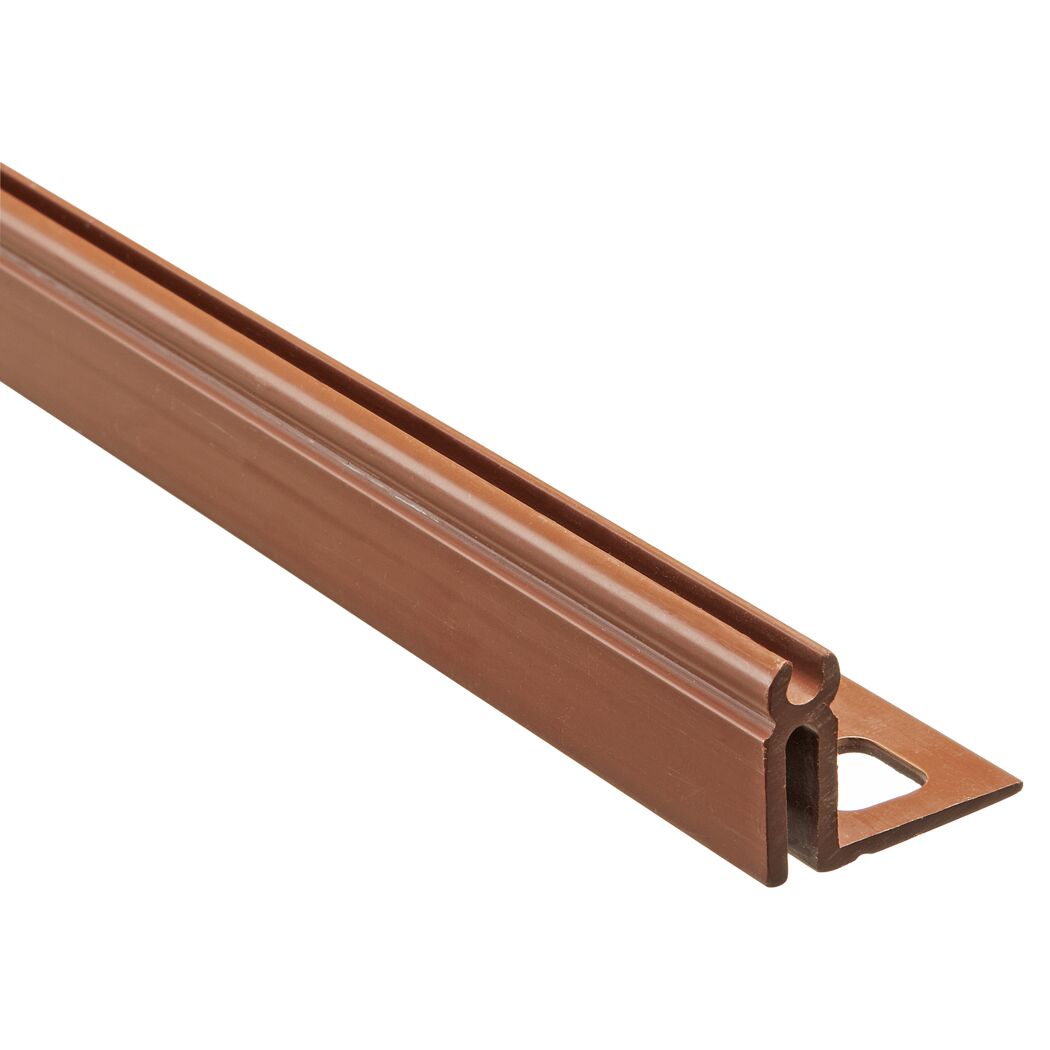 Braunes Trägerprofil aus PVC
