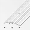 Ausgleichsprofil 'clipstech®-plus' Aluminium silber 1000 x 56 mm