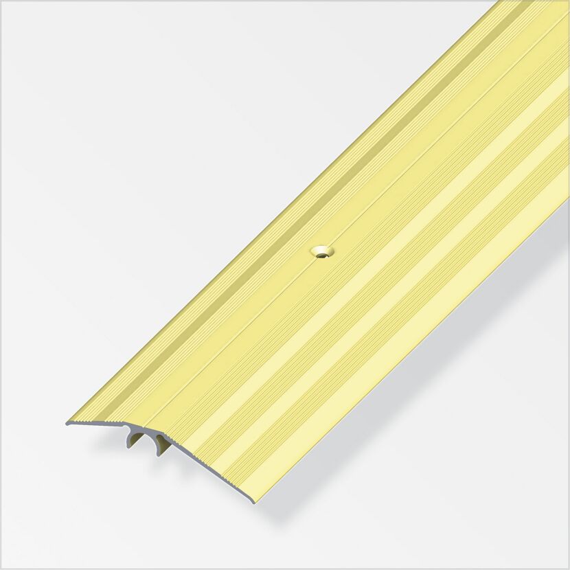 Goldfarbenes Ausgleichsprofil aus Aluminium