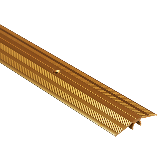 Bild von Übergangsprofil 'clipstech®-plus' Aluminium messingfarben 1000 x 46 mm