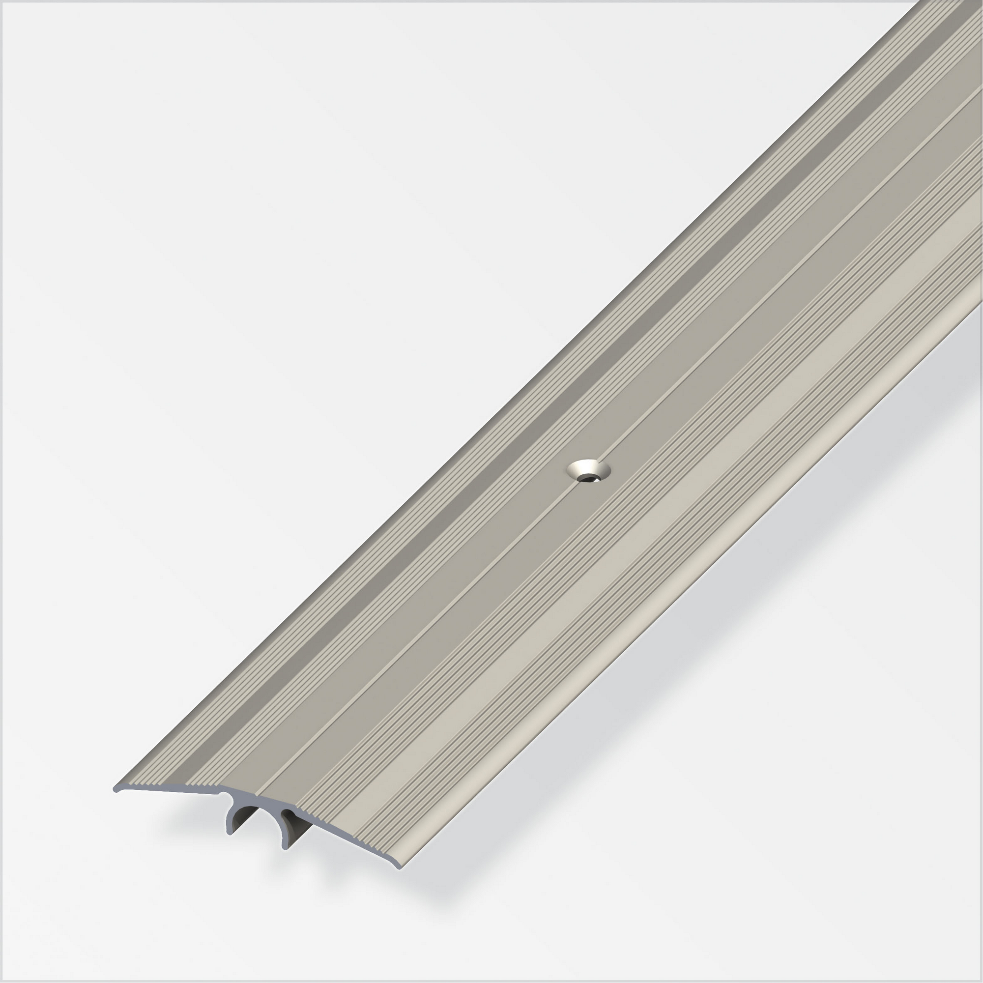 Übergangsprofil 'clipstech®-plus' Aluminium titanfarben 1000 x 46 mm + product picture