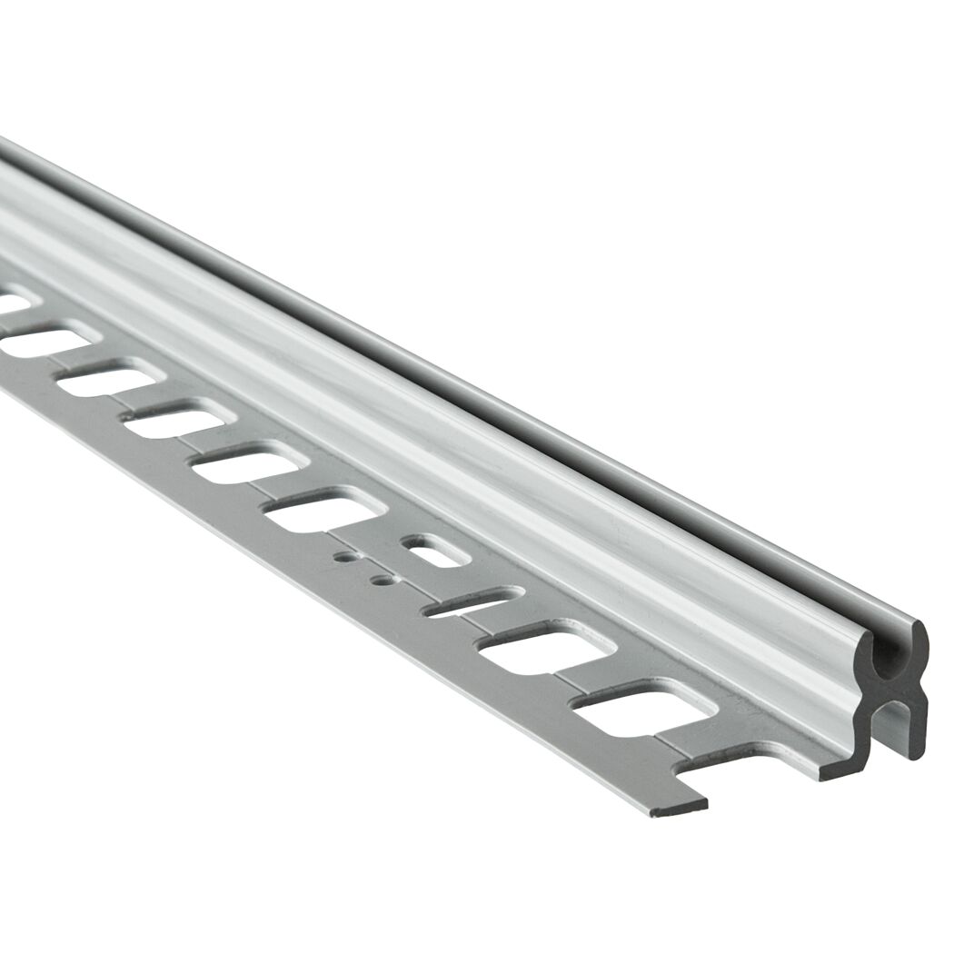 Graues Trägerprofil aus PVC