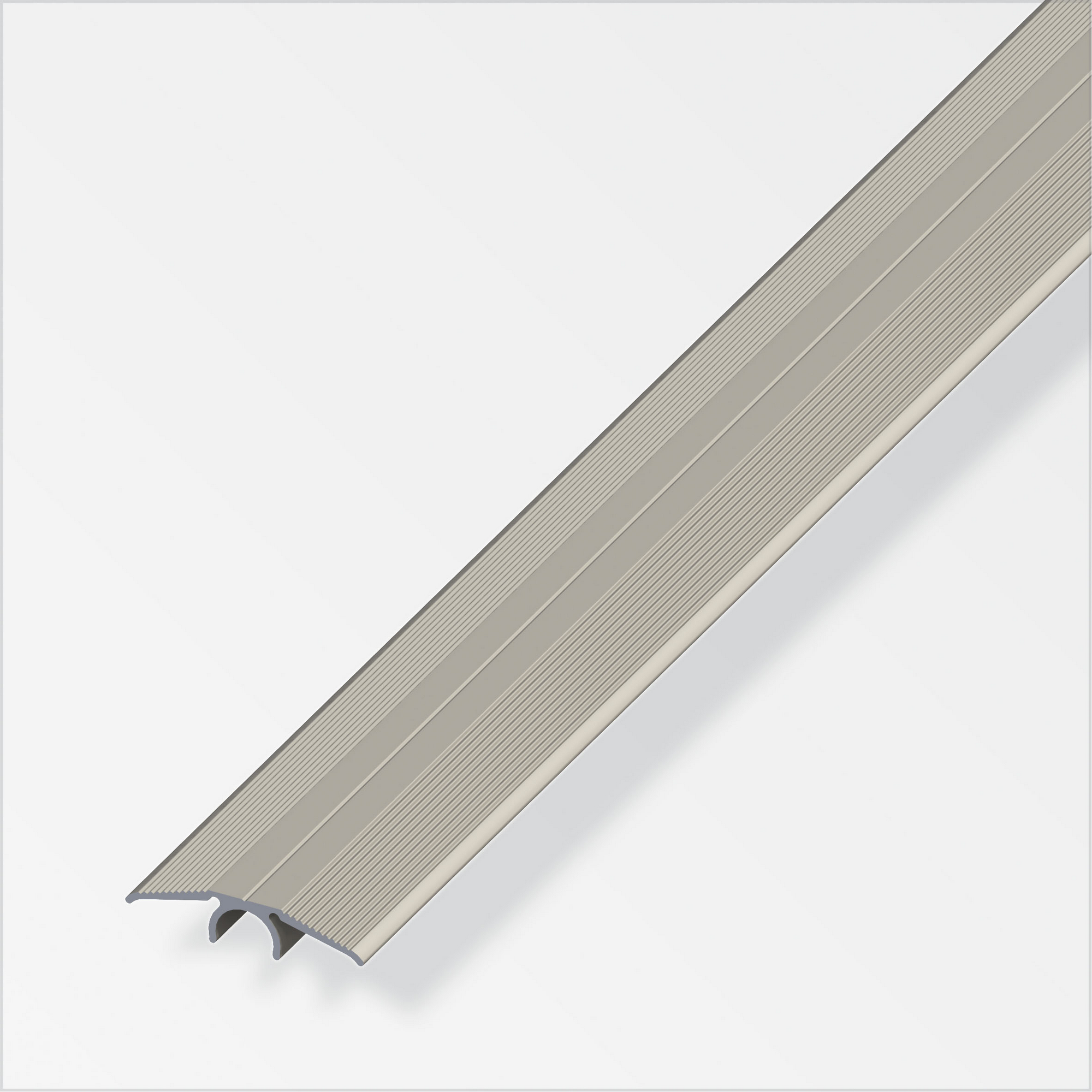 Übergangsprofil 'clipstech®' Aluminium titanfarben 1000 x 33 mm + product picture