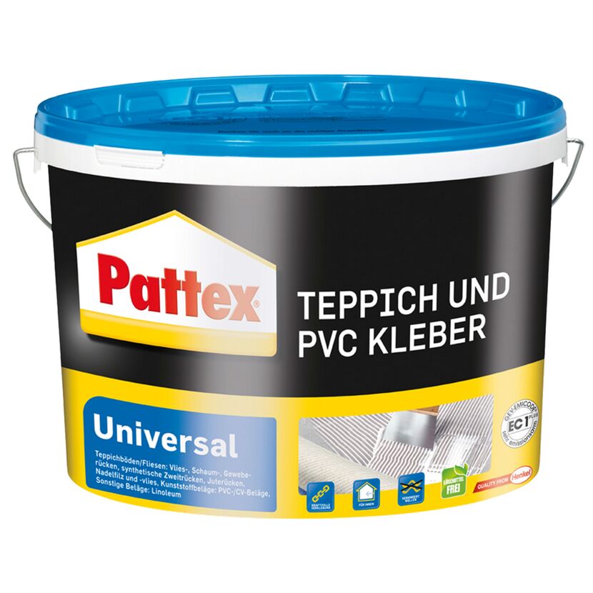 Pattex Teppich und PVC Kleber, 1 kg Eimer