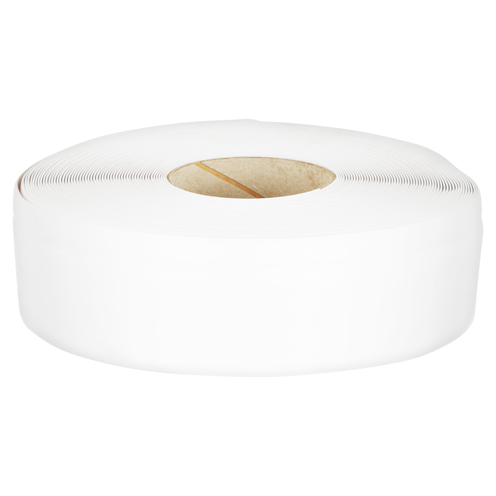 Weiße selbstklebende Sockelleiste, 25 m Rolle