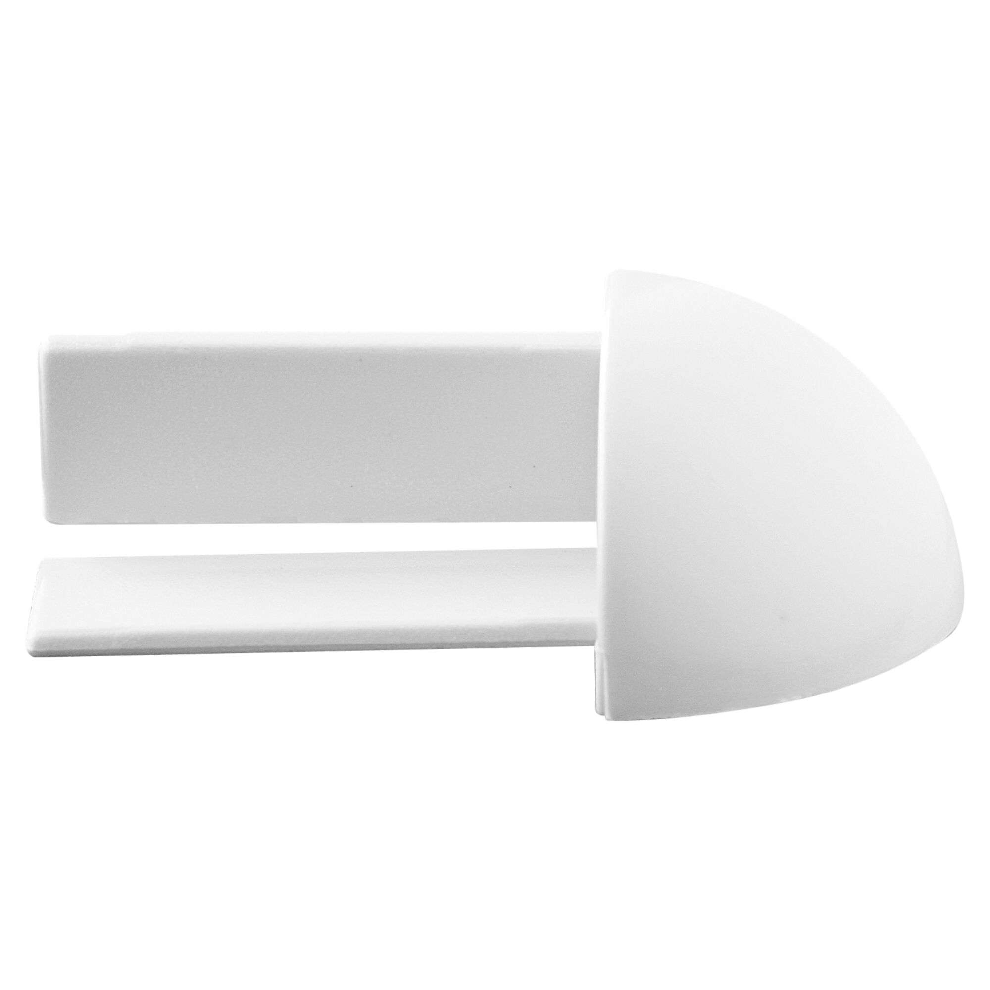 Weißes PVC-Ausseneck