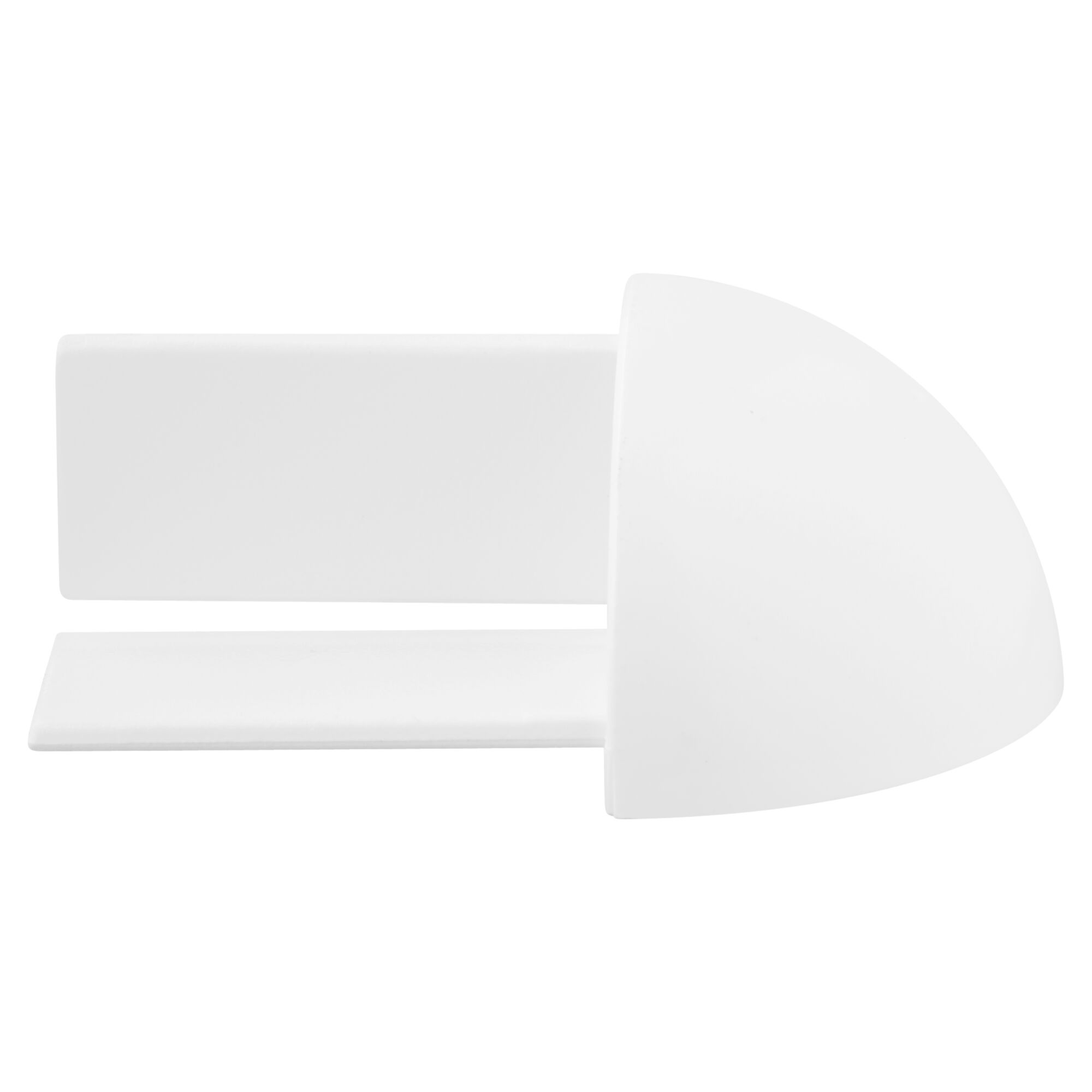 Weißes PVC-Ausseneck