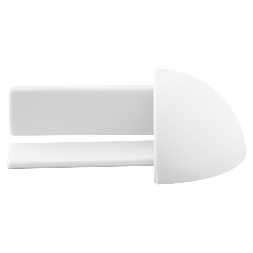 Weißes PVC-Ausseneck