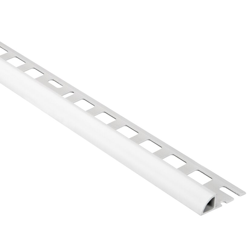 Graues Viertelkreis-Profil aus PVC
