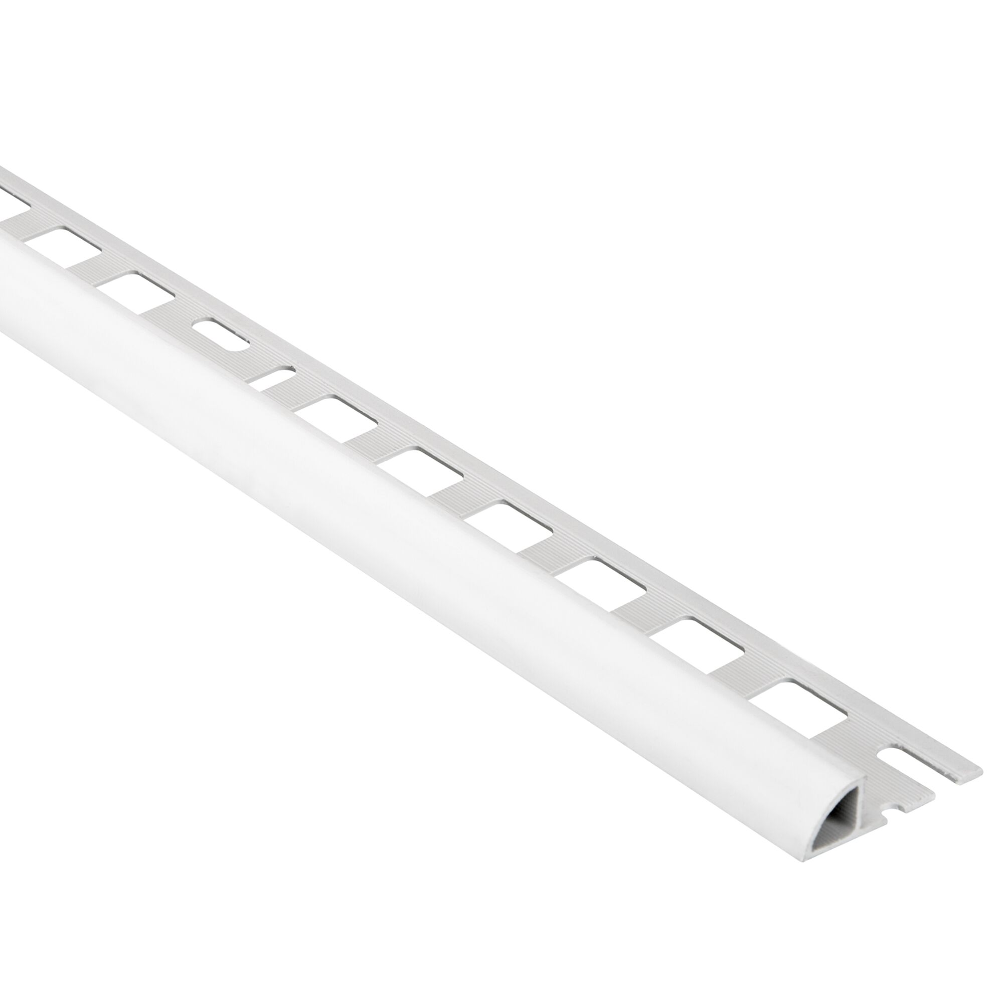 Graues Viertelkreis-Profil aus PVC
