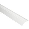 Silbernes Ausgleichsprofil aus Aluminium