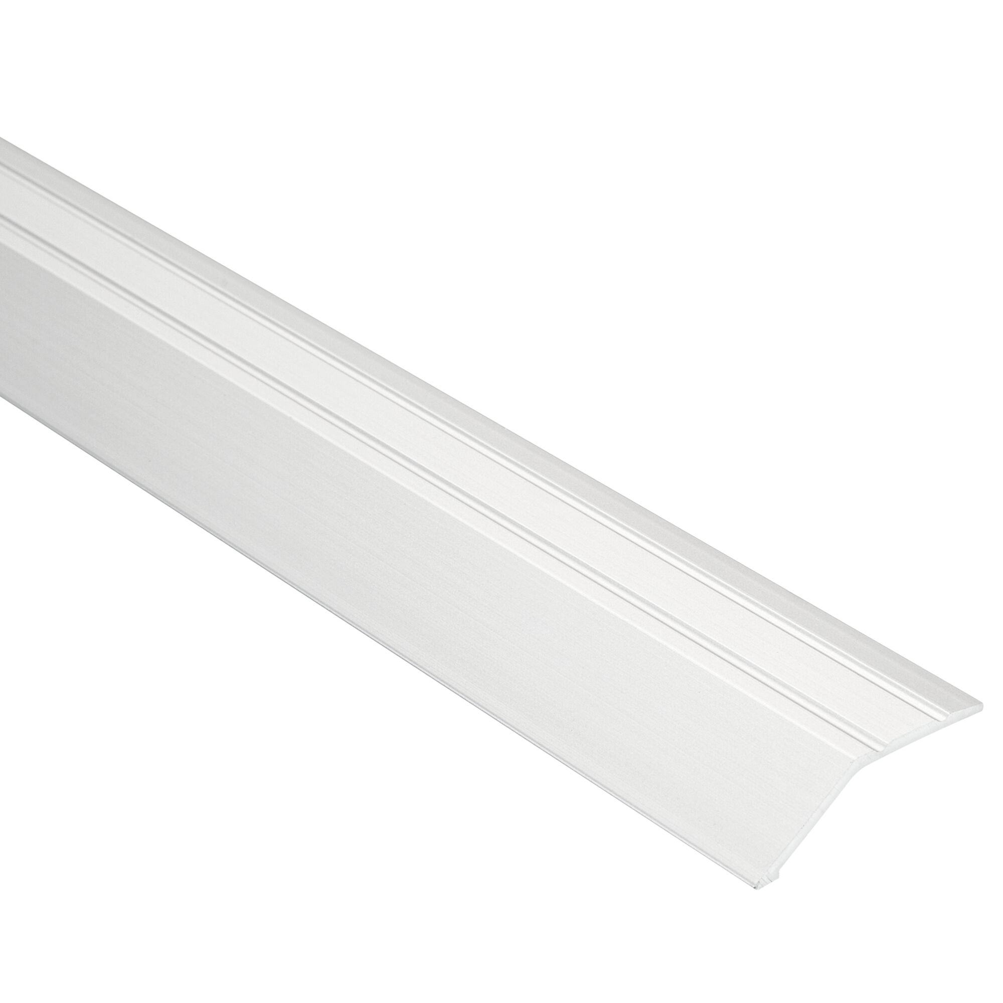 Silbernes Ausgleichsprofil aus Aluminium