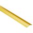 Goldenes Ausgleichsprofil aus Aluminium-Messing.