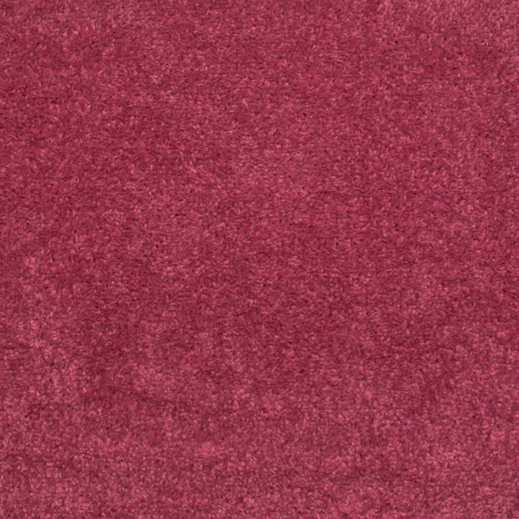 Fliederfarbener Velours-Teppich 'Hannah', Nahaufnahme