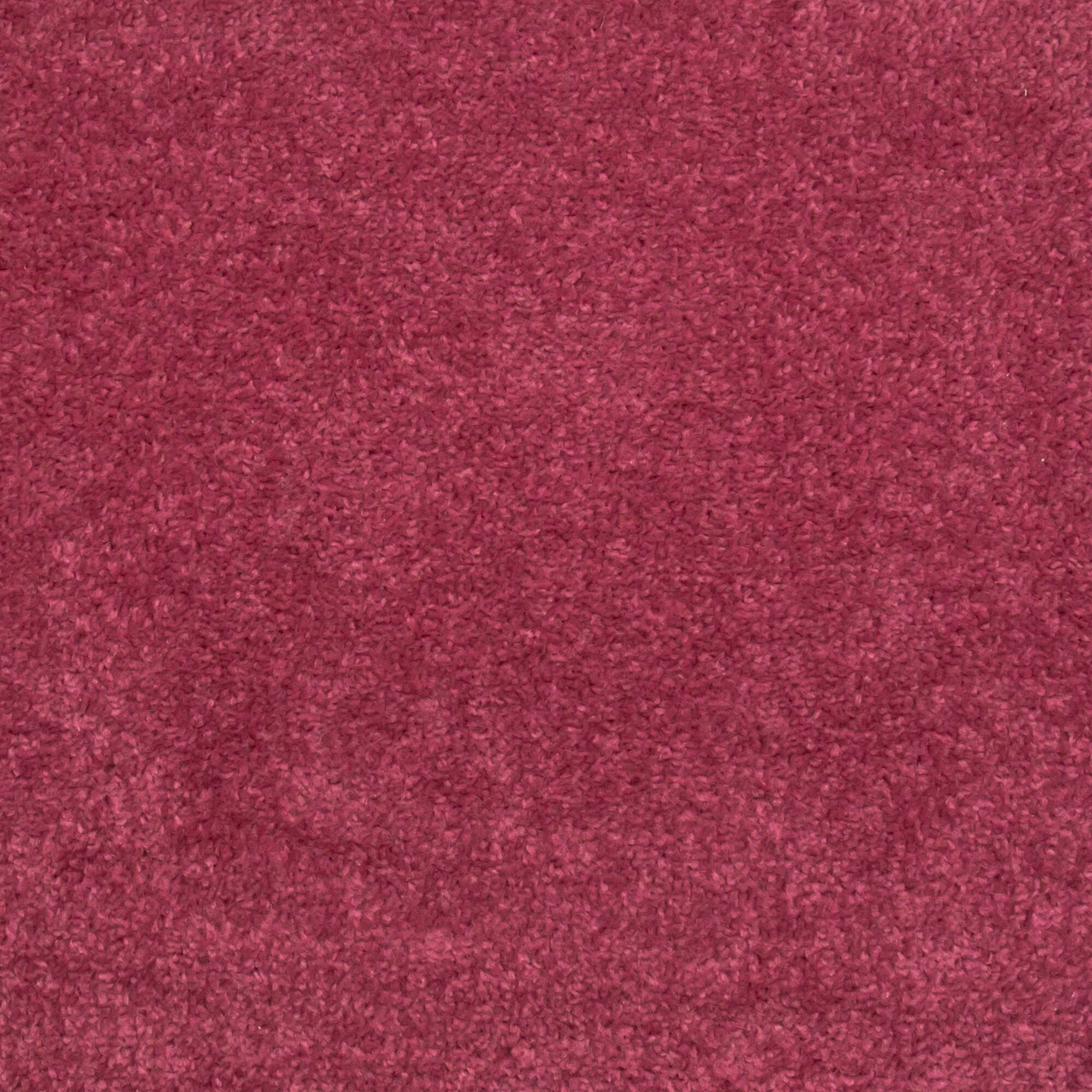 Fliederfarbener Velours-Teppich 'Hannah', Nahaufnahme