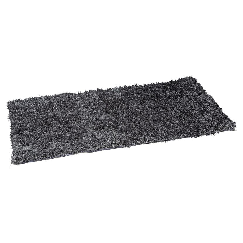 Grauer Shaggy-Teppich